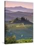 Farmhouse, Val D' Orcia, Tuscany, Italy-Doug Pearson-Stretched Canvas