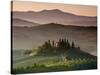 Farmhouse, Val D' Orcia, Tuscany, Italy-Doug Pearson-Stretched Canvas