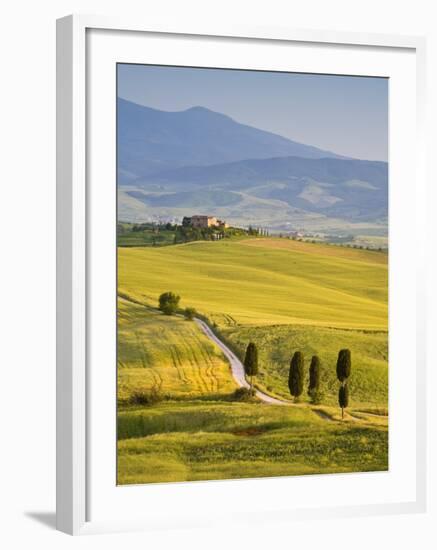 Farmhouse, Val D' Orcia, Tuscany, Italy-Doug Pearson-Framed Photographic Print