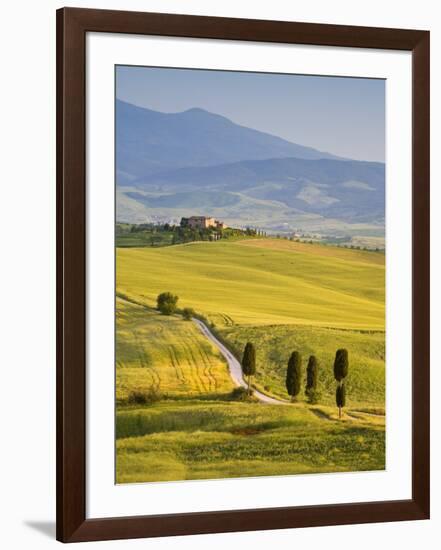 Farmhouse, Val D' Orcia, Tuscany, Italy-Doug Pearson-Framed Photographic Print