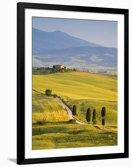 Farmhouse, Val D' Orcia, Tuscany, Italy-Doug Pearson-Framed Photographic Print