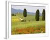 Farmhouse, Val D' Orcia, Tuscany, Italy-Doug Pearson-Framed Photographic Print