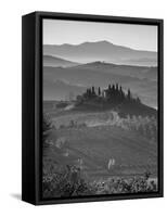 Farmhouse, Val D' Orcia, Tuscany, Italy-Doug Pearson-Framed Stretched Canvas