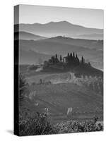 Farmhouse, Val D' Orcia, Tuscany, Italy-Doug Pearson-Stretched Canvas