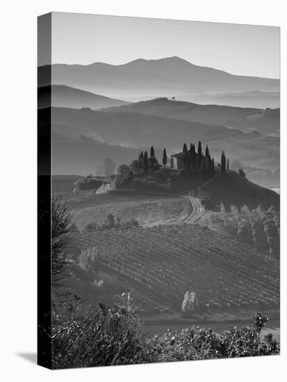 Farmhouse, Val D' Orcia, Tuscany, Italy-Doug Pearson-Stretched Canvas