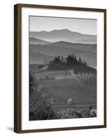 Farmhouse, Val D' Orcia, Tuscany, Italy-Doug Pearson-Framed Photographic Print