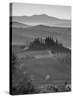 Farmhouse, Val D' Orcia, Tuscany, Italy-Doug Pearson-Stretched Canvas