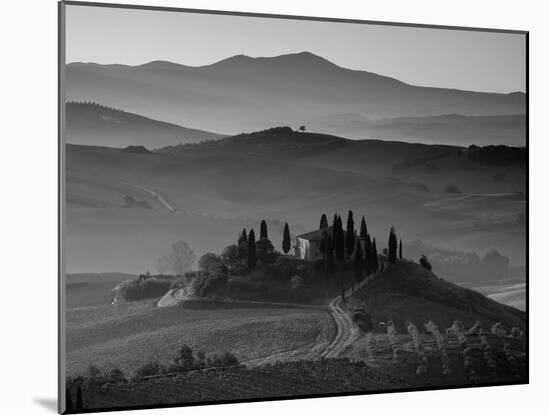 Farmhouse, Val D' Orcia, Tuscany, Italy-Doug Pearson-Mounted Photographic Print