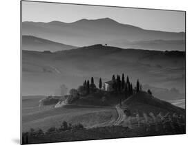 Farmhouse, Val D' Orcia, Tuscany, Italy-Doug Pearson-Mounted Photographic Print