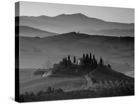 Farmhouse, Val D' Orcia, Tuscany, Italy-Doug Pearson-Stretched Canvas