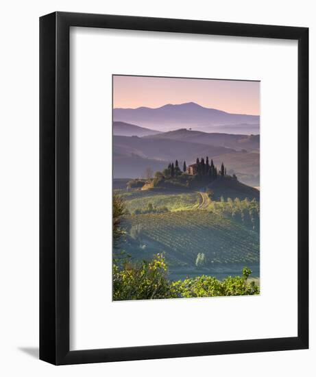 Farmhouse, Val D' Orcia, Tuscany, Italy-Doug Pearson-Framed Photographic Print