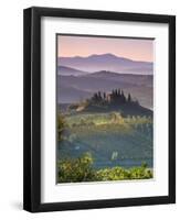 Farmhouse, Val D' Orcia, Tuscany, Italy-Doug Pearson-Framed Photographic Print