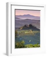 Farmhouse, Val D' Orcia, Tuscany, Italy-Doug Pearson-Framed Photographic Print