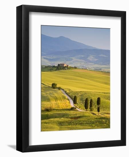 Farmhouse, Val D' Orcia, Tuscany, Italy-Doug Pearson-Framed Premium Photographic Print