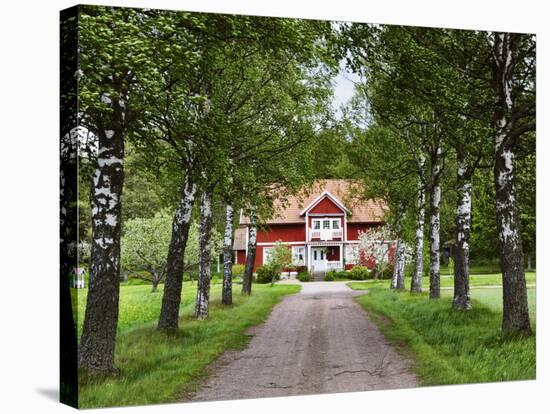 Farmhouse, Varmland, Sweden, Scandinavia, Europe-Jochen Schlenker-Stretched Canvas