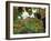 Farmhouse View Through Grapevine, Tuscany, Italy-John & Lisa Merrill-Framed Premium Photographic Print