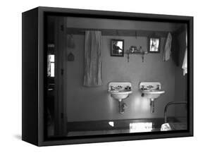 Farmhouse Washroom, 1936-Russell Lee-Framed Stretched Canvas