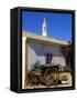 Farmhouse with Cart and Chimney, Silves, Algarve, Portugal-Tom Teegan-Framed Stretched Canvas