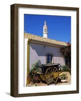 Farmhouse with Cart and Chimney, Silves, Algarve, Portugal-Tom Teegan-Framed Photographic Print
