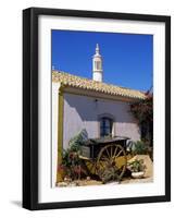 Farmhouse with Cart and Chimney, Silves, Algarve, Portugal-Tom Teegan-Framed Photographic Print