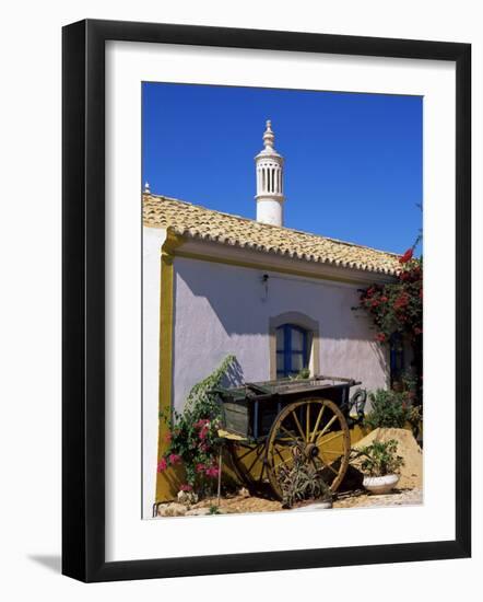 Farmhouse with Cart and Chimney, Silves, Algarve, Portugal-Tom Teegan-Framed Photographic Print