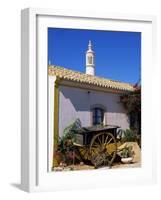 Farmhouse with Cart and Chimney, Silves, Algarve, Portugal-Tom Teegan-Framed Photographic Print