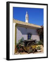 Farmhouse with Cart and Chimney, Silves, Algarve, Portugal-Tom Teegan-Framed Photographic Print