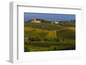 Farmhouse with Chapel. Tuscany, Italy-Tom Norring-Framed Photographic Print