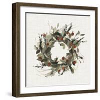 Farmhouse Wreath I-null-Framed Art Print