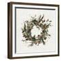 Farmhouse Wreath I-null-Framed Art Print