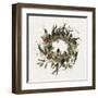 Farmhouse Wreath II-Emma Scarvey-Framed Art Print