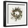 Farmhouse Wreath II-Emma Scarvey-Framed Art Print