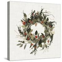 Farmhouse Wreath II-Emma Scarvey-Stretched Canvas