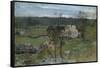 Farmhouse-John Henry Twachtman-Framed Stretched Canvas