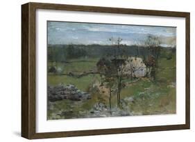 Farmhouse-John Henry Twachtman-Framed Giclee Print