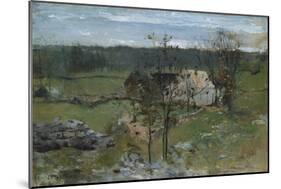 Farmhouse-John Henry Twachtman-Mounted Giclee Print