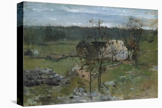 Farmhouse-John Henry Twachtman-Stretched Canvas