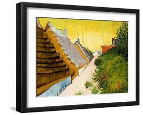 Farmhouses at Saintes-Maries, June 1888-Vincent van Gogh-Framed Giclee Print