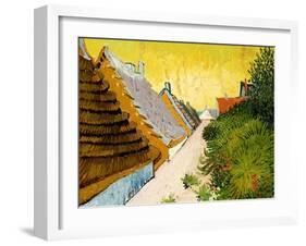 Farmhouses at Saintes-Maries, June 1888-Vincent van Gogh-Framed Giclee Print