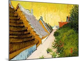 Farmhouses at Saintes-Maries, June 1888-Vincent van Gogh-Mounted Giclee Print