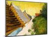 Farmhouses at Saintes-Maries, June 1888-Vincent van Gogh-Mounted Premium Giclee Print