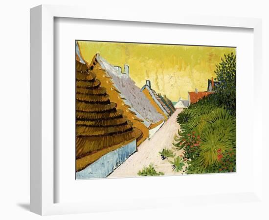 Farmhouses at Saintes-Maries, June 1888-Vincent van Gogh-Framed Giclee Print