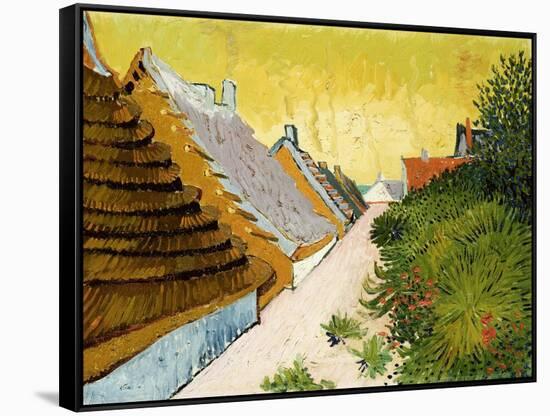 Farmhouses at Saintes-Maries, June 1888-Vincent van Gogh-Framed Stretched Canvas