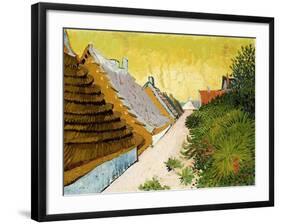 Farmhouses at Saintes-Maries, June 1888-Vincent van Gogh-Framed Giclee Print