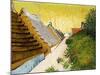 Farmhouses at Saintes-Maries, June 1888-Vincent van Gogh-Mounted Giclee Print