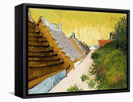 Farmhouses at Saintes-Maries, June 1888-Vincent van Gogh-Framed Stretched Canvas