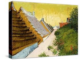 Farmhouses at Saintes-Maries, June 1888-Vincent van Gogh-Stretched Canvas