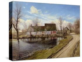 Farmhouses in Baldersbronde-Laurits Andersen Ring-Stretched Canvas