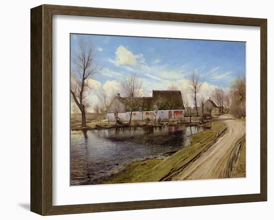 Farmhouses in Baldersbronde-Laurits Andersen Ring-Framed Giclee Print