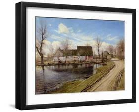 Farmhouses in Baldersbronde-Laurits Andersen Ring-Framed Giclee Print